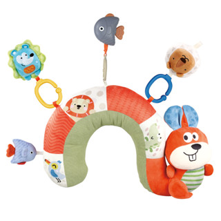 Almofada Atividade Bebê TummyTime Sensorial Squeak Maxi Baby em Oferta na Shopee