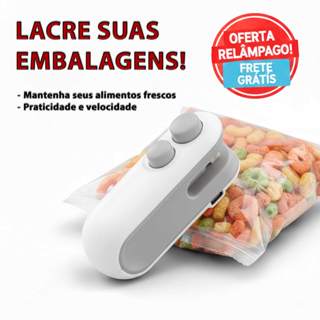 Máquina Seladora Saco Plástico Portátil 2 em 1 Carregamento USB Embalagem Elétrica em Oferta na Shopee