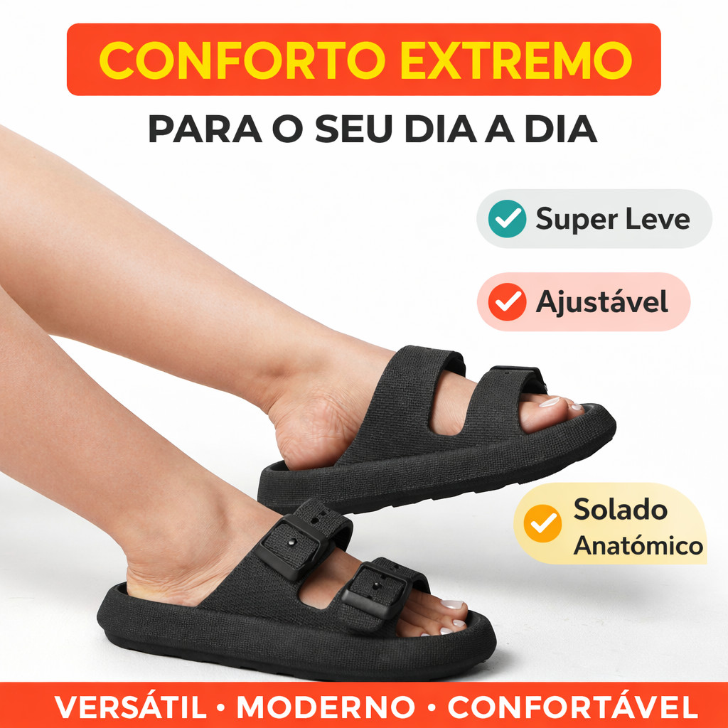 Slide Birken E.V.A Nuvem Conforto Extremo Feminino Solado Anatômico Leve Macio Super Oferta em Oferta na Shopee