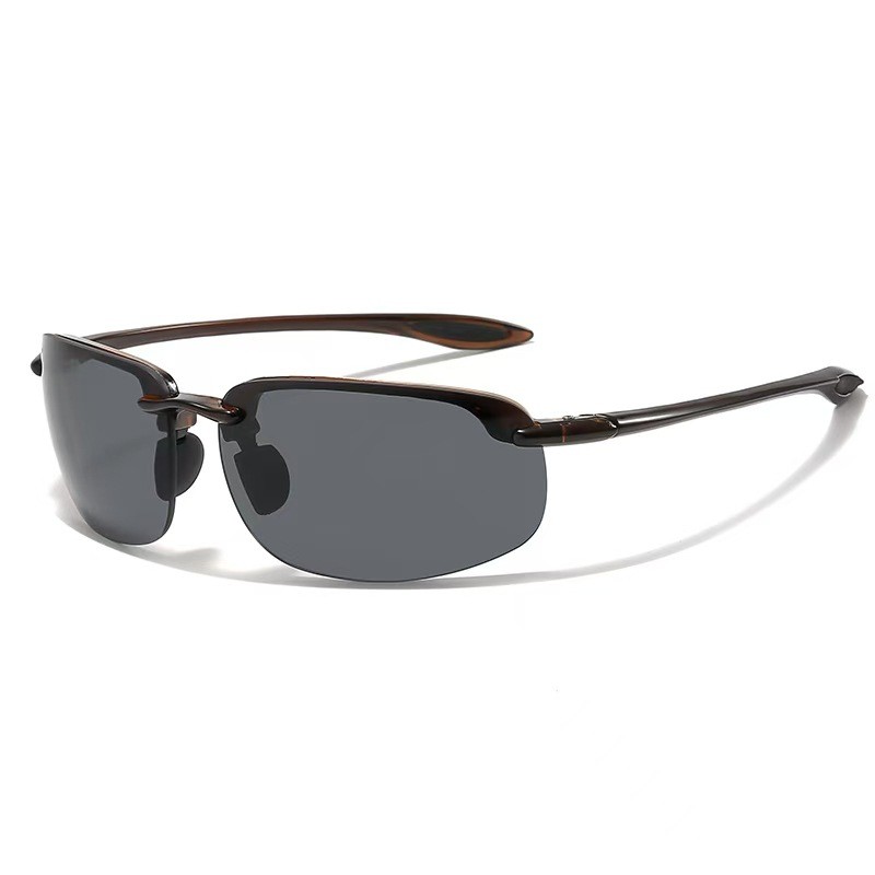 Óculos de Sol Esportivos Clássicos Vintage Masculinos, Óculos de Sol com Proteção UV, Óculos de Sol para Atividades ao A