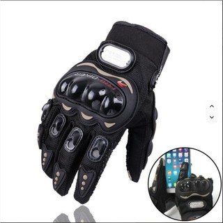 Luva Touch screen Pro Biker Para Moto Motoqueiro Motocross Bike Trilha impermeável Protetor Dedos Proteção motoboy