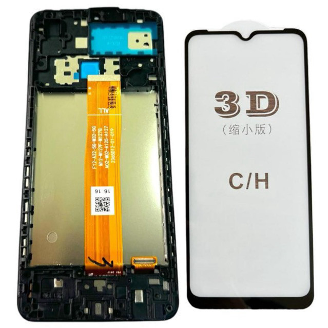 Tela Frontal Display C/aro A12 A125 Original Premium + Pel 3D Envio Rapido em Oferta na Shopee