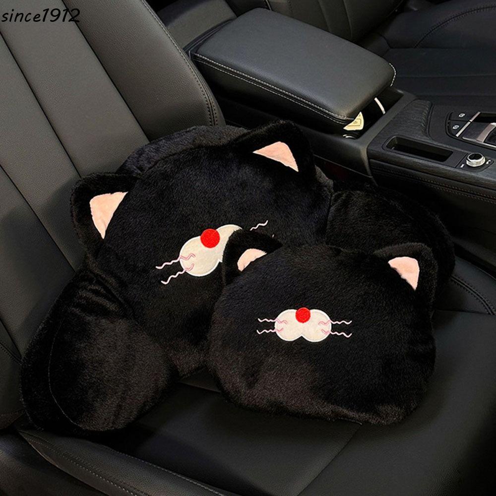 Apoio De Cabeça Para Carro De Gato Desde , Decoração Confortável De Assento De Pelúcia , Almofada Fofa De Desenho Animad