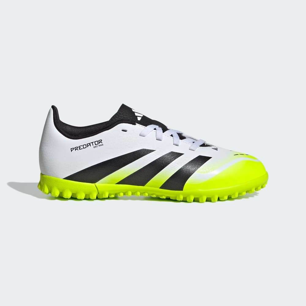 Chuteira Adidas Society Predator Club Jr Branco/Verde