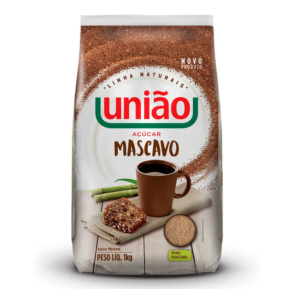 Açúcar Mascavo União 1Kg em Oferta na Shopee