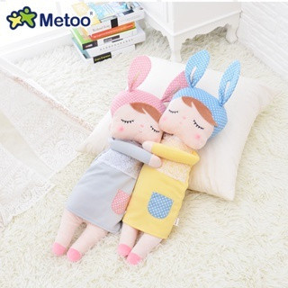 Metoo 13 Inch Fantasy Angela Kids Toy Multicolor Kawaii Ornament Plush Doll Girls Gift Bunny Aniversário Feriado