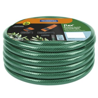 Mangueira reforçada para jardim 1/2" com 30 metros - Tramontina (Verde) em Oferta na Shopee