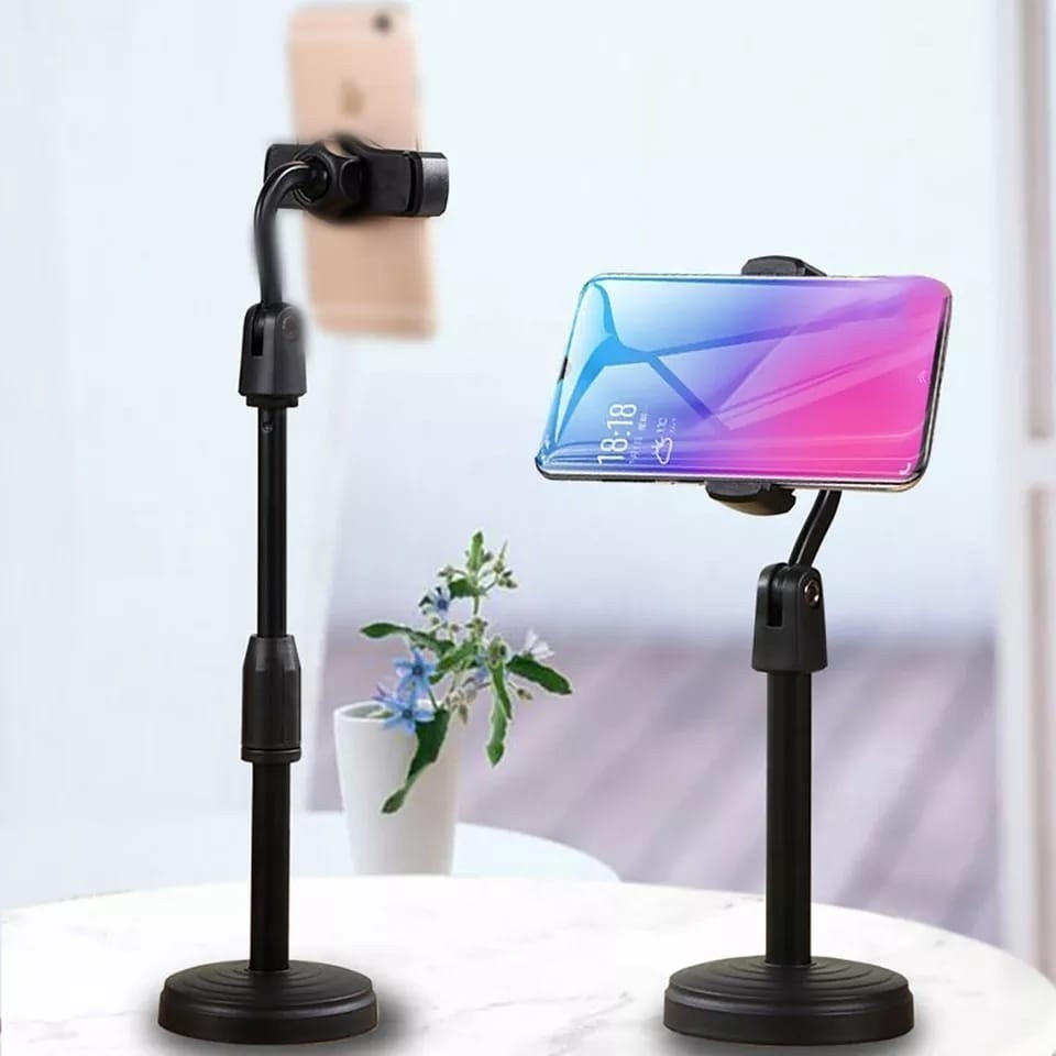 Suporte Tripé Para Mesa Com Mini Pedestal Ajustável 360° Ideal Para Gravação de Videos Tripé de Mesa Orbitta