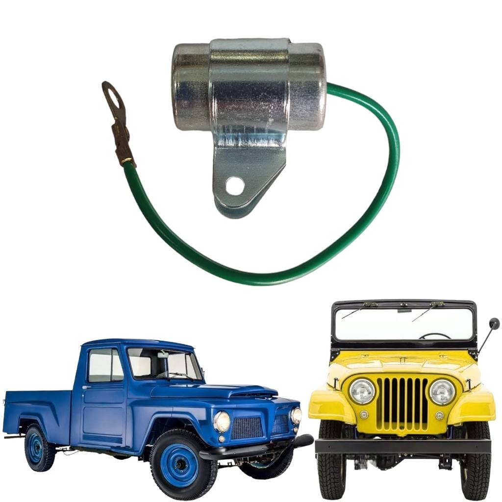 Condensador Jeep Rural F75 Ford Willys 4 Cil Antigo e 6 Cil Todos 42/76