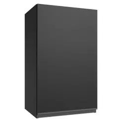 Armário Aéreo 40 cm 1 Porta Preto Nice Madesa