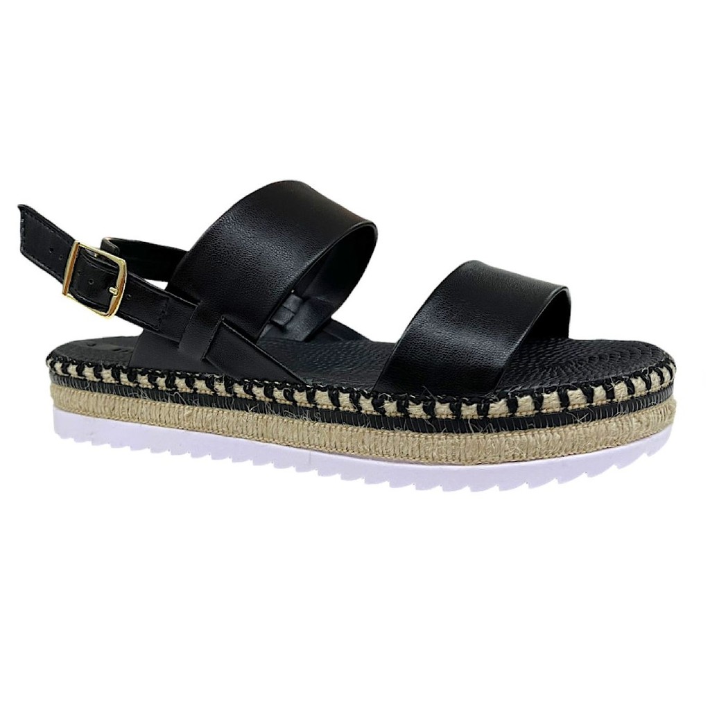 Sandália Feminina Moleca Papete Flatform Corda Moda 5447.518