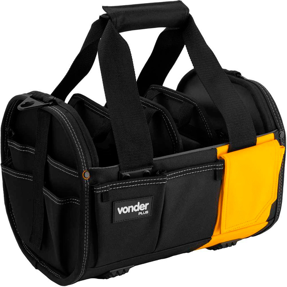 Bolsa para Ferramentas Profissional Lona Reforçada 50 Bolsos Divisórias Removíveis BL212 Vonder