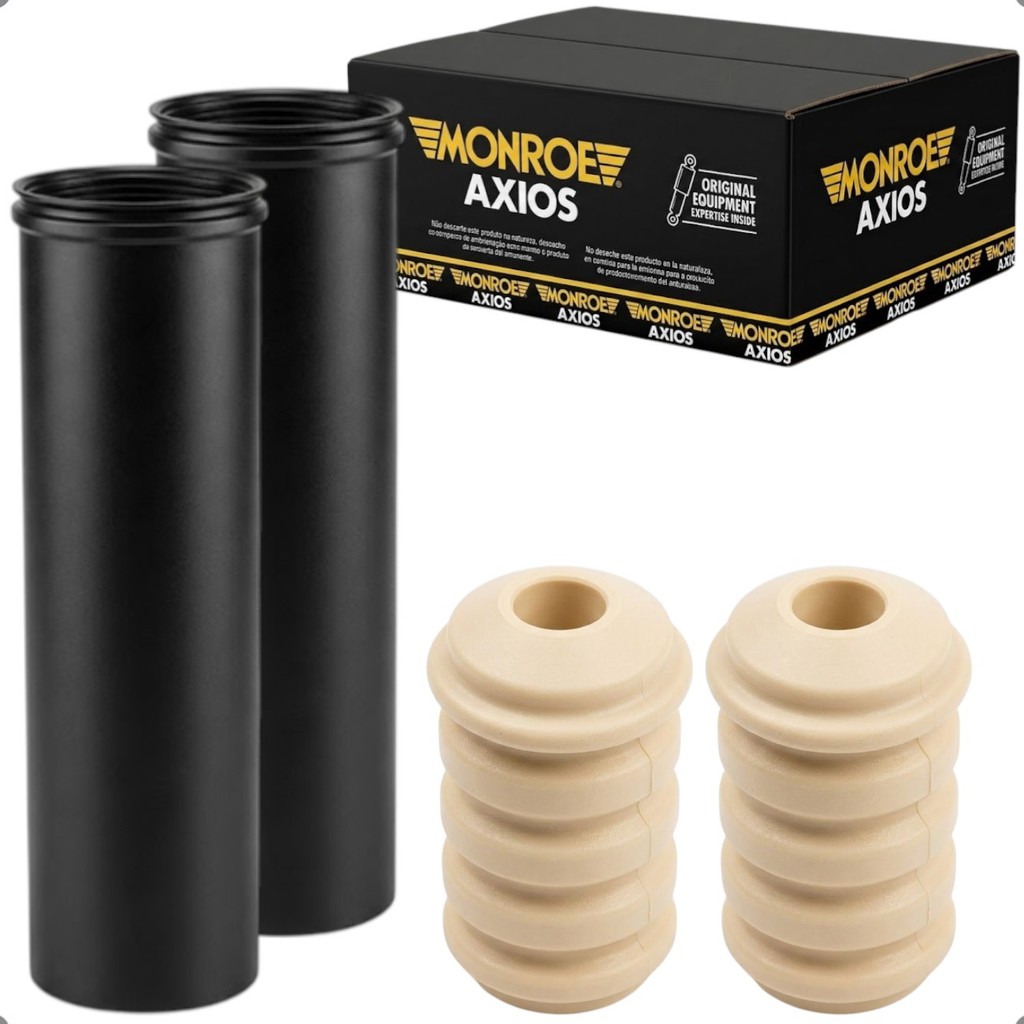 Par Kit Batente Coifa Traseiro Monroe Axios Para Renault Duster Sandero Logan 0442486