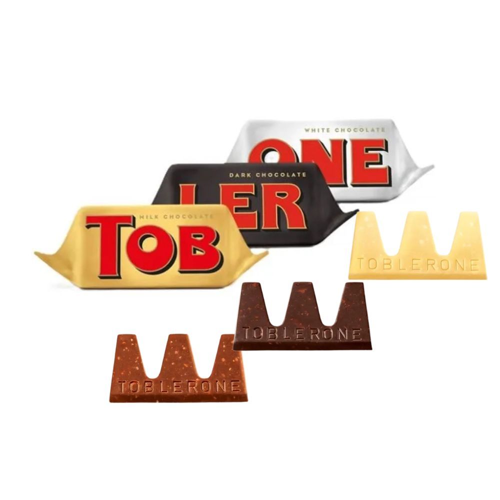 Mini Toblerone  3un Sortidas Chocolate Importado Sem Gluten