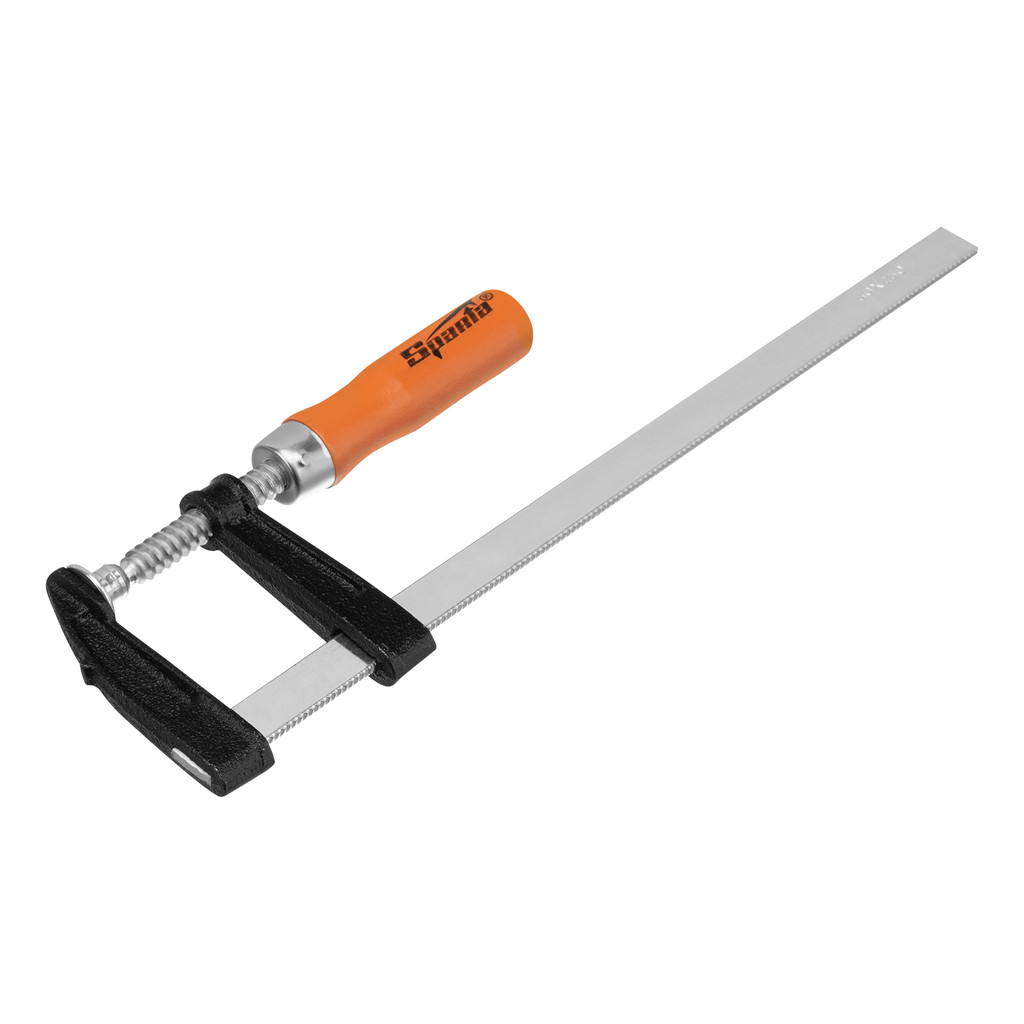 Grampo Sargento Tipo F Aço Carbono 250x50x300mm 1 Peça SPARTA