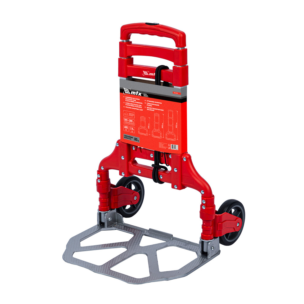 Carrinho Para Transporte de Cargas Dobrável Plataforma Até 70kg MTX