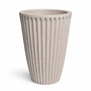 Vaso Planta Coluna Romana Polietileno Jardim Varanda Luxo 3D