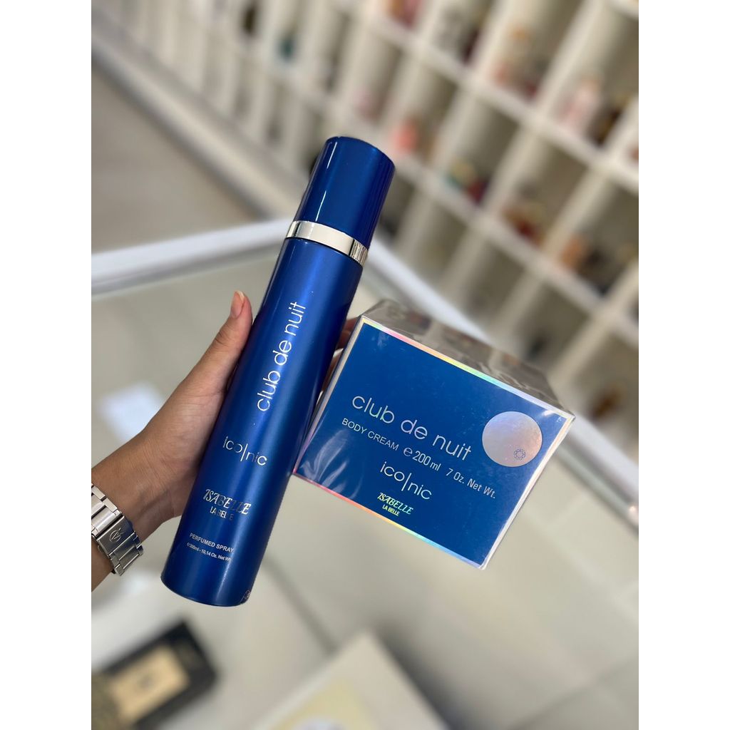 COMBO PASTA 200G + BODY SPLASH 300ML - CLUB DE NUIT ICONIC ISABELLE LA BELLE