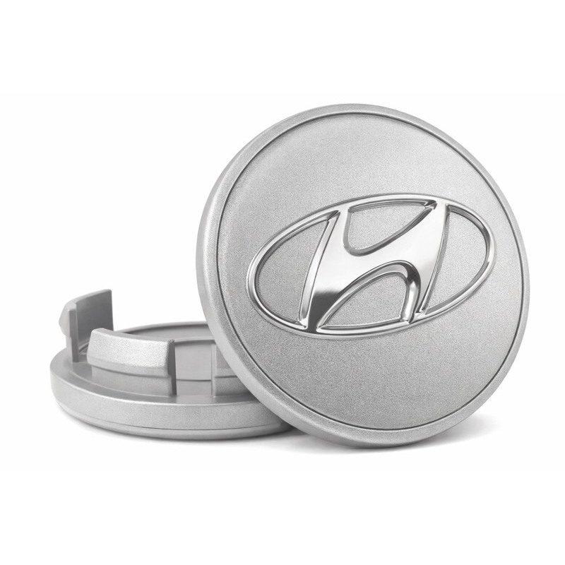 Calotinha Centro Roda Hyundai Tucson IX35 Santa Fé Vera Cruz Prata Miolo Emblema Cromado 60mm em Oferta na Shopee