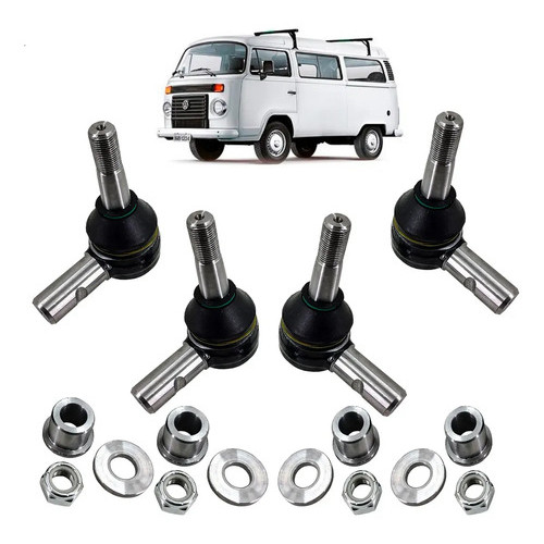 Kit Pivo Para Kombi Suspensão Completa Com Regulagem em Oferta na Shopee