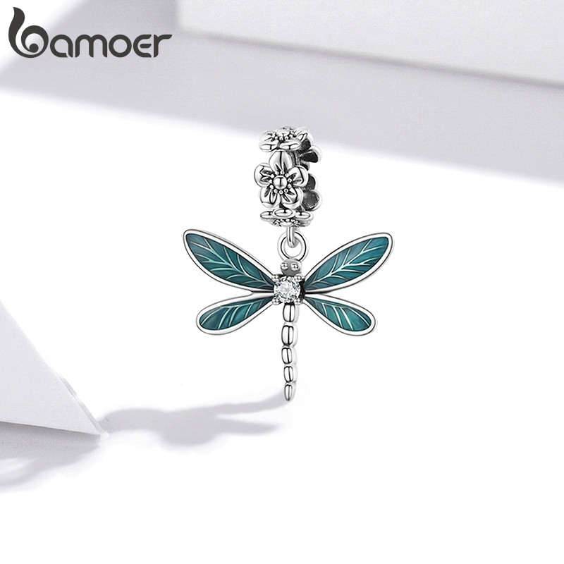 Bamoer Bead Dragonfly Pingente DIY Pulseira Colar Acessórios Para Presentes Femininos · foto 2