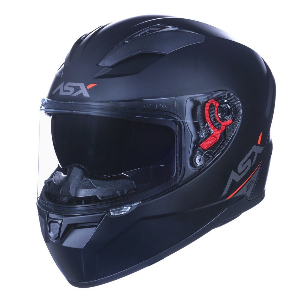 Capacete Moto Integral Fechado ASX City Sv Solid Com Óculos Solar Interno Preto/Grafite Fosco em Oferta na Shopee
