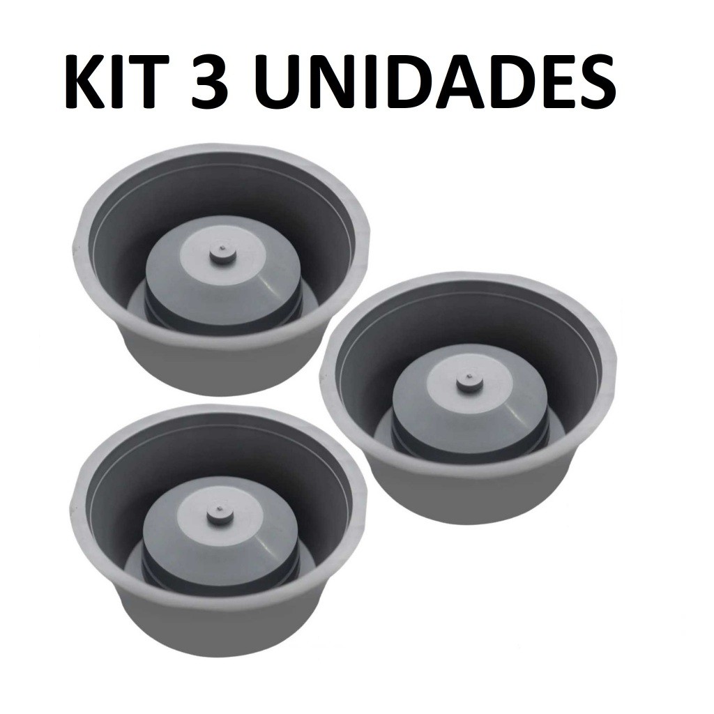 KIT com 1 Até 3 Unidades Adaptadores para Ralo Anti Odor 10 x 10 astra Tira Mau Cheiro Banheiro em Oferta na Shopee