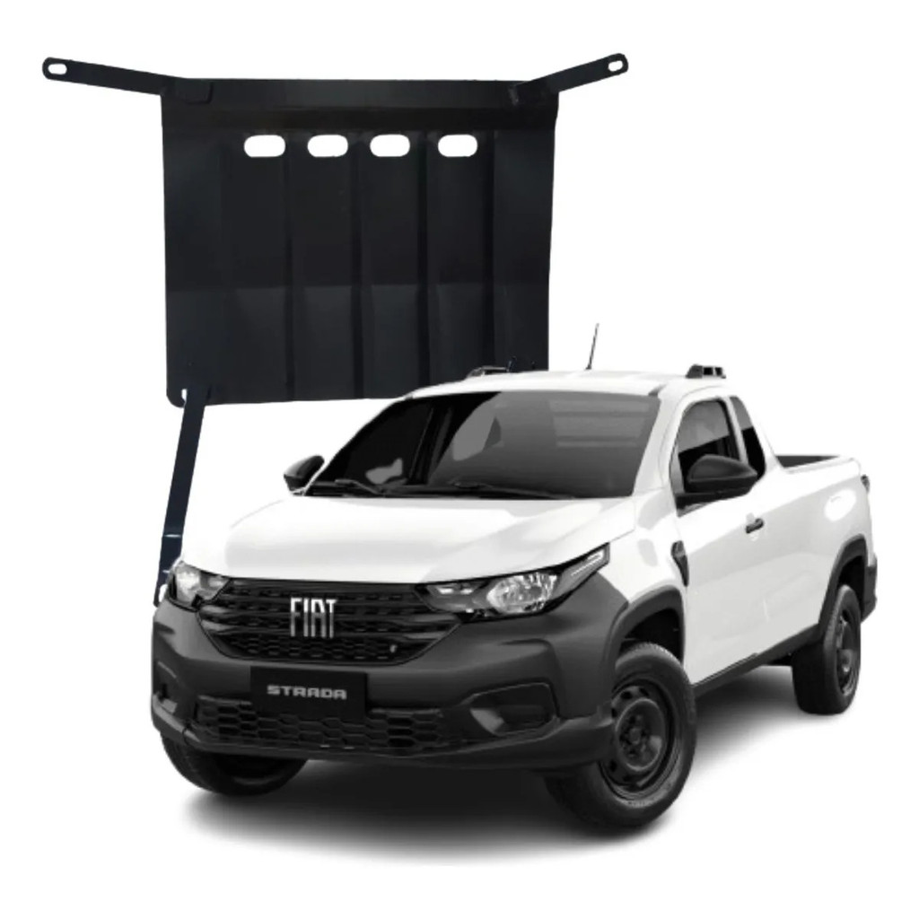 Protetor De Carter Chapa 18 1,2mm Fiat Nova Strada 2020/2025