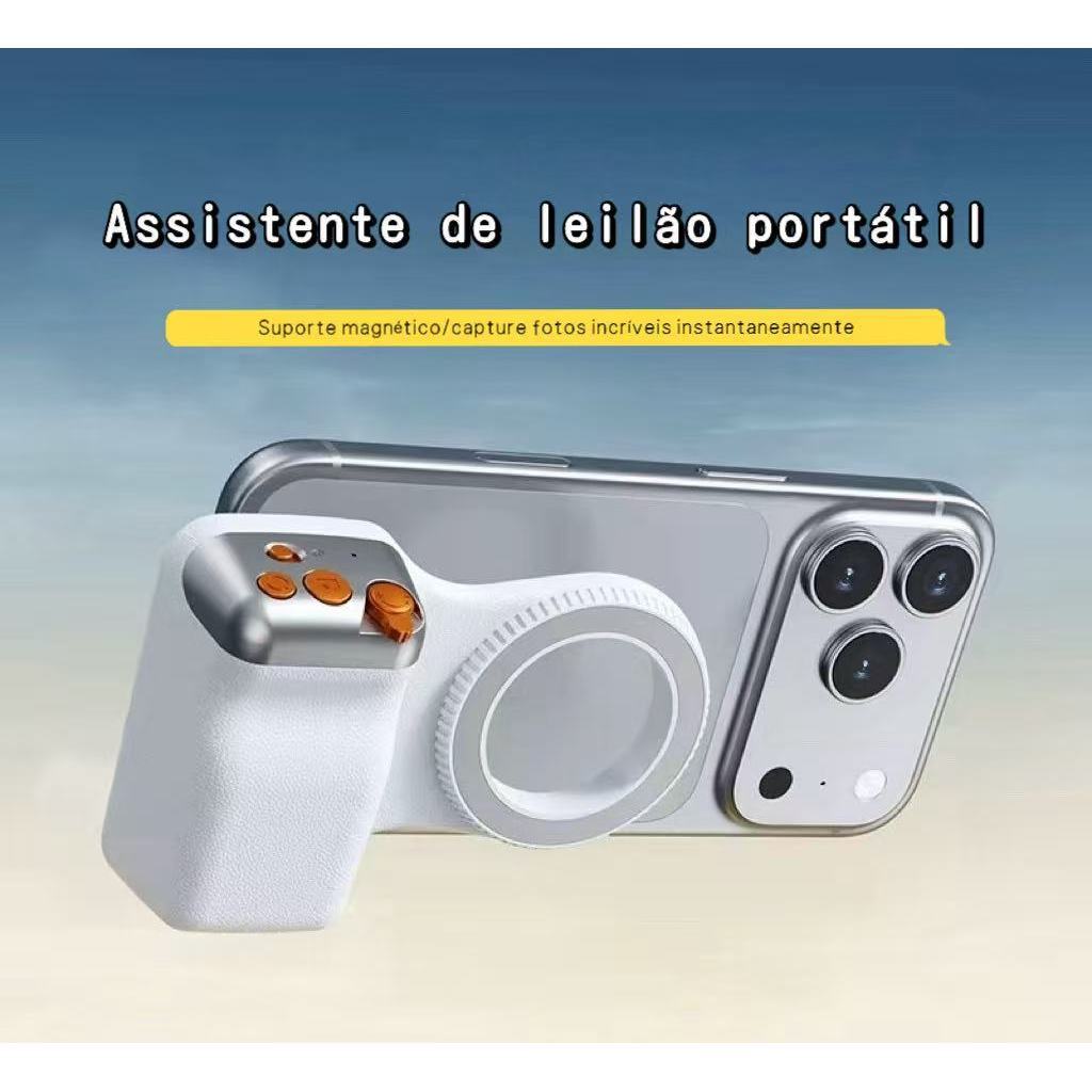 Novo cabo de mão magnético com controle remoto para suporte de smartphone e auxílio em fotografia- XL