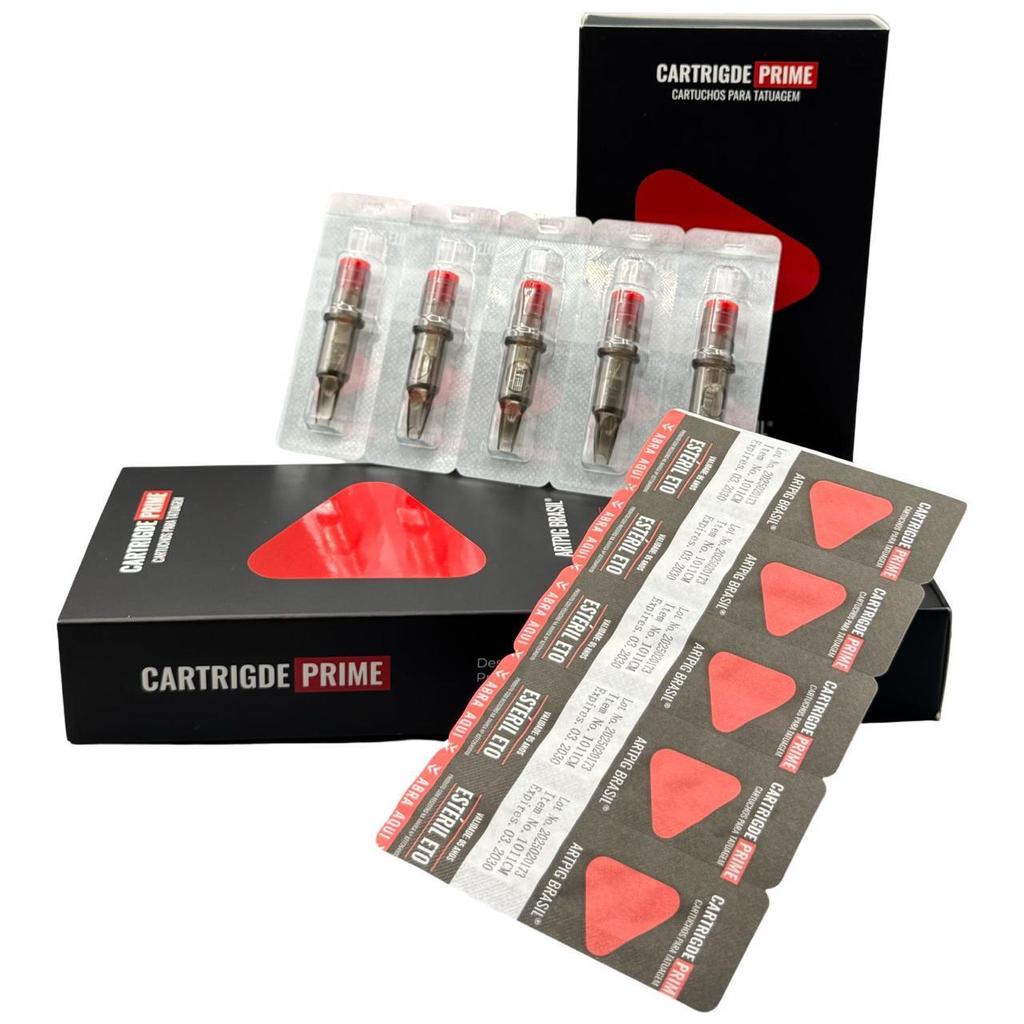 Cartucho Prime 20 unds Tattoo Pen tatuagem micropigmentação universal traço pintura RL RS RM