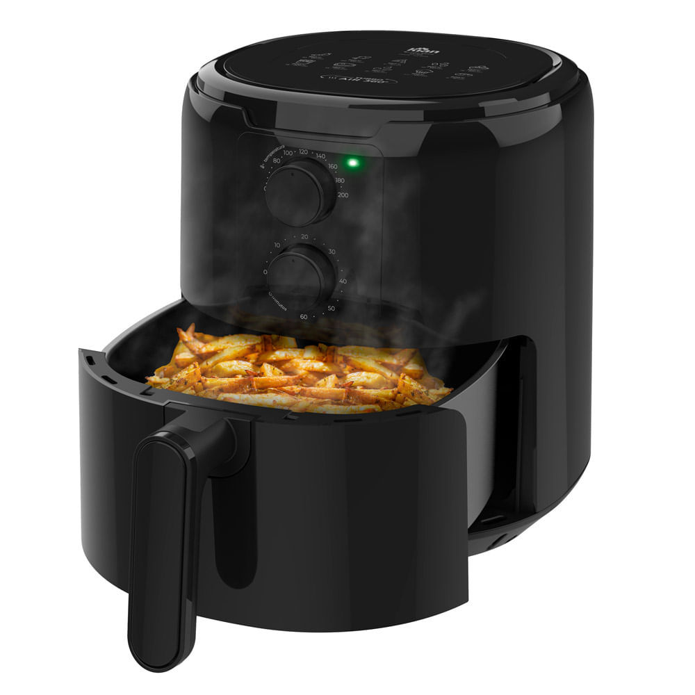 Fritadeira Air Fryer 4,2L AF107 Kian Preta 220V em Oferta na Shopee