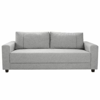 Sofá 3 Lugares Herval Clean Linho Cinza, 200 cm em Oferta na Shopee