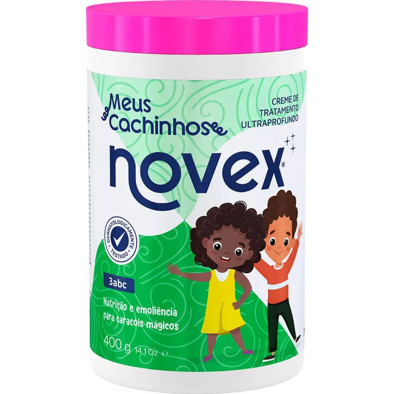 Creme Tratamento Novex Meus Cachinhos 1kg Hidratacao Intensa Brilho e Maciez Capilar
