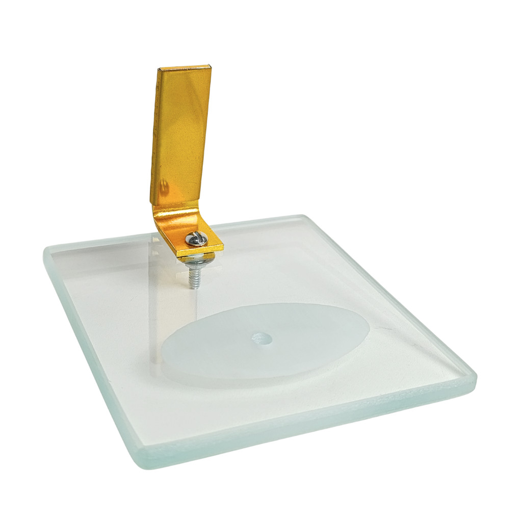 Saboneteira Luxo Chapa Porta Sabonete Banheiro Lavavo Organizador Dourado Com Vidro Incolor