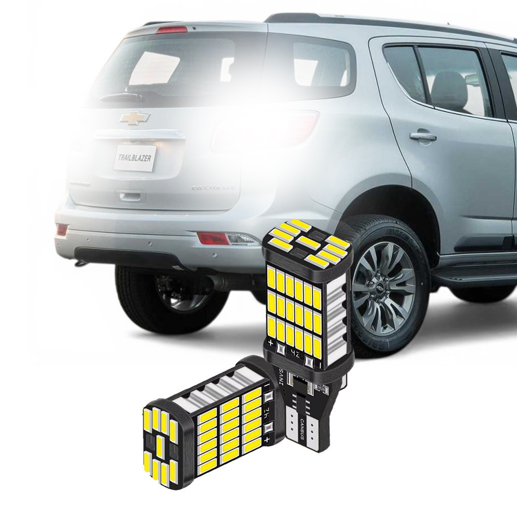 Par Lampada Ultra Led Premium Luz de Ré  T15 w16w Chevrolet Nova Trailblazer 2017 a 2026