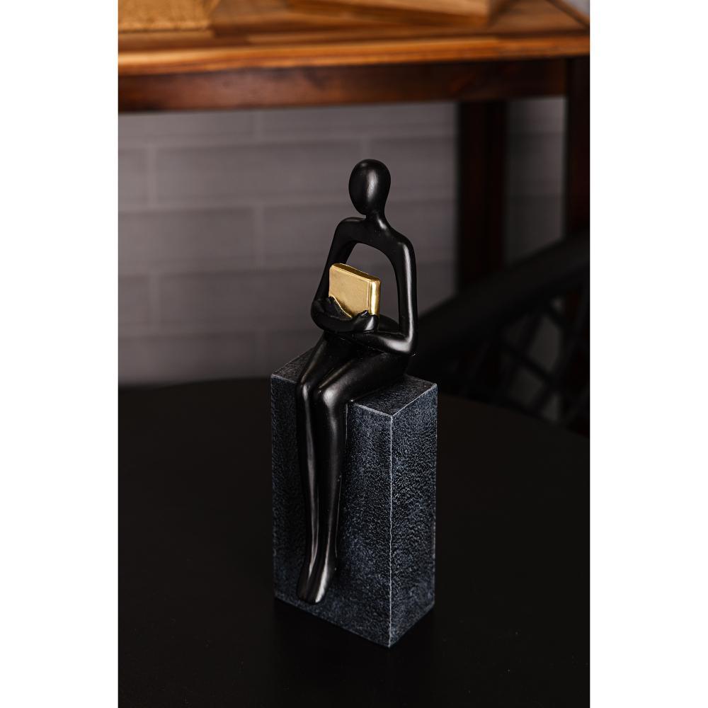 Figura Decorativa Wolff de Resina Educação 8,5cm x 9,5cm em Oferta na Shopee