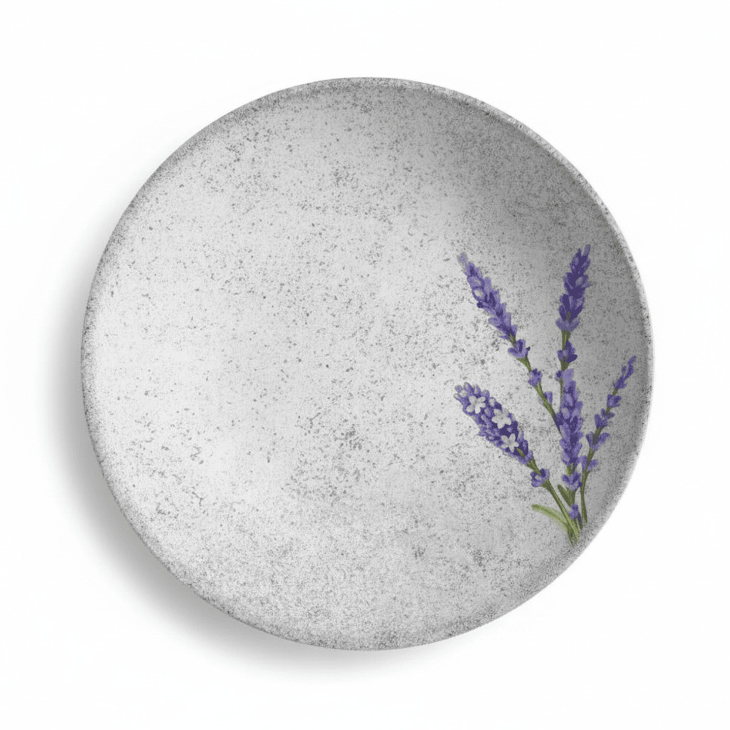 Prato Fundo 25cm Sopa Massas Alfazema Cerâmica Lavanda Alleanza em Oferta na Shopee