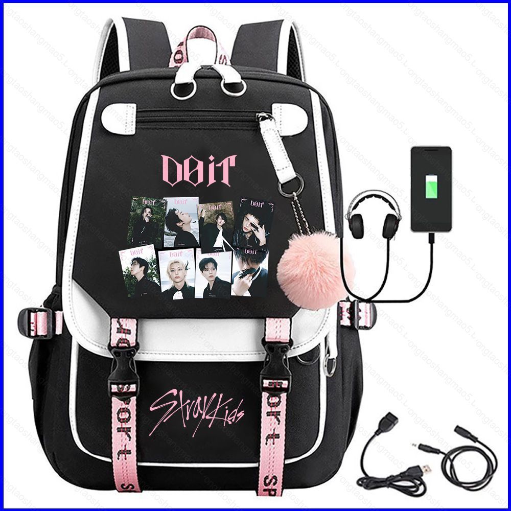 YT5 Stray Kids Mochila Para Estudante Grande Capacidade Impressão Leve SKZ IT TAPE DO Bolsa Escolar TY5 em Oferta na Shopee