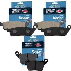 Kit Pastilhas de Freio Cb 600f Hornet Sem Abs 2008 A 2014 Ecopads Vaz