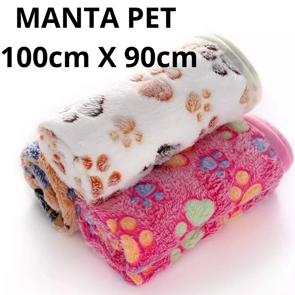 Coberta Para Cachorro 100x90cm Mantinha Cobertinha Cobertor Manta Gato