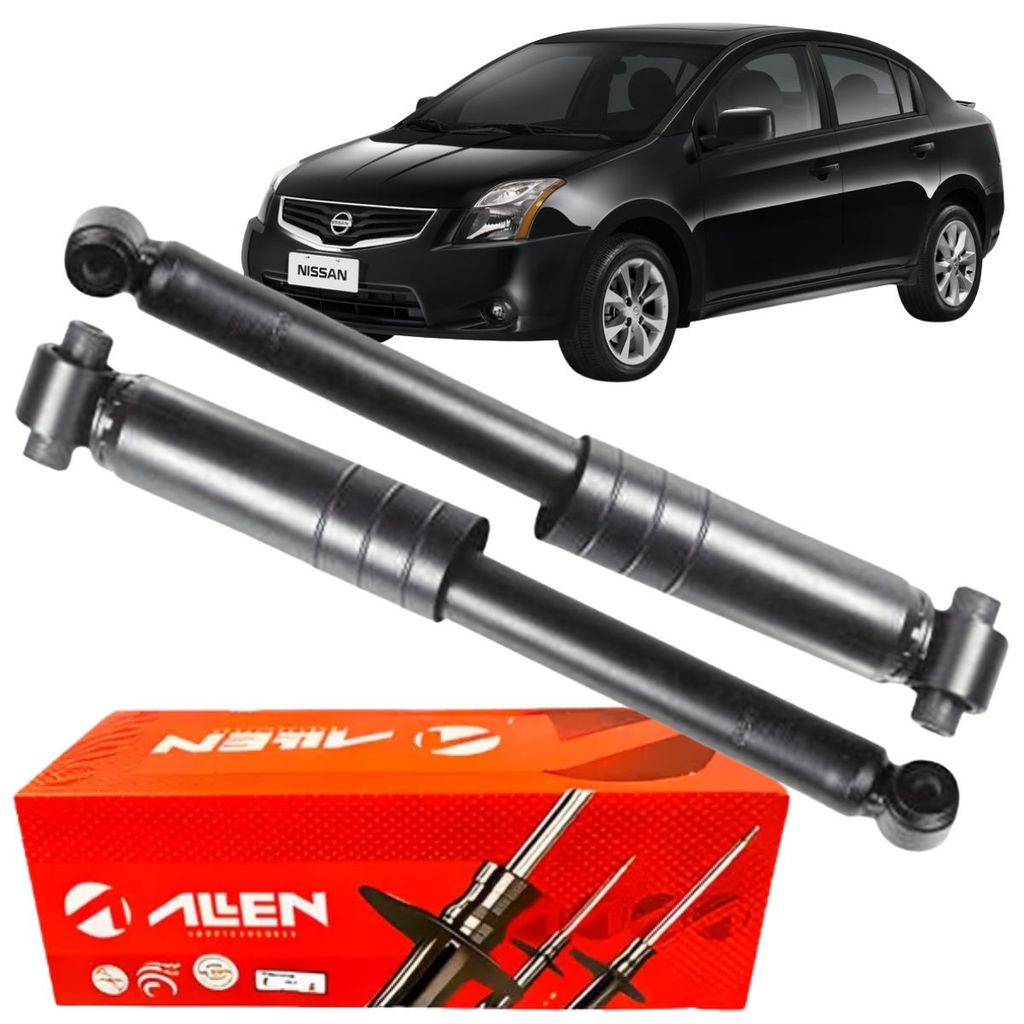 Par Amortecedor Traseiro A Gas Sentra 2007 A 2012 Allen