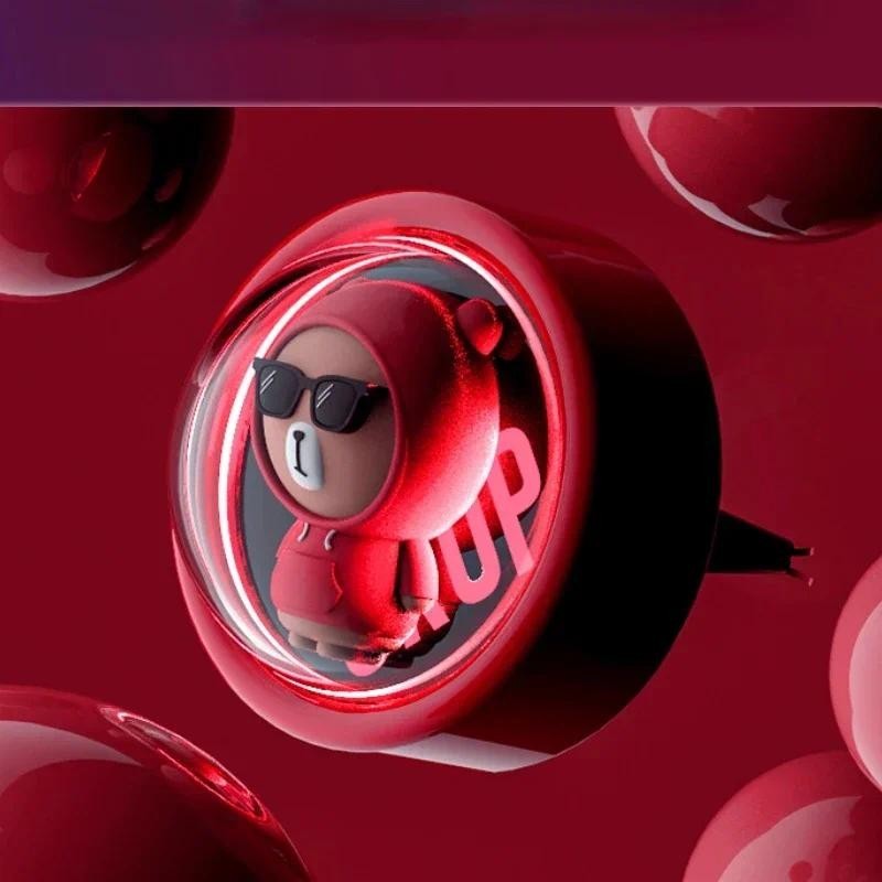 Saída De Ar Do Carro Aromaterapia Criativo Desenho Animado Céu Estrelado Astronauta Suéter Urso Ambientador Pomada Sólid