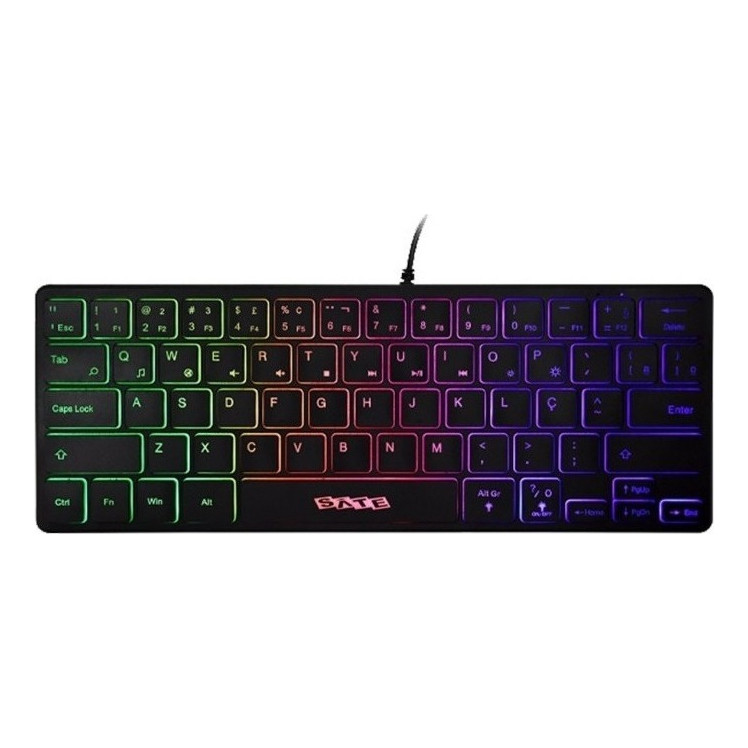 Teclado Gamer Satellite Retroiluminado USB ABNT2 Backlight Led