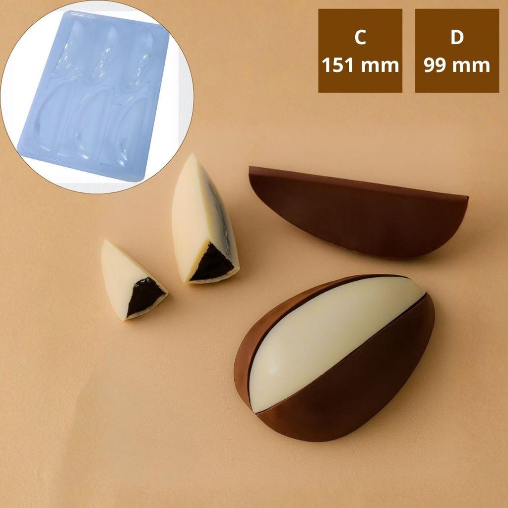 2 FORMA ESPECIAL P/ OVO 6 FATIAS BWB 3716 (BWB PÁSCOA 2026)