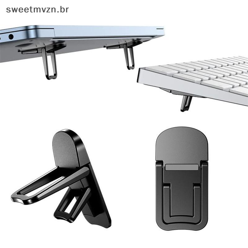 sweetmvzn 2 Pçs Suporte Portátil Dobrável Nvisível Riser Braet Para Notebook De Refrigeração BR