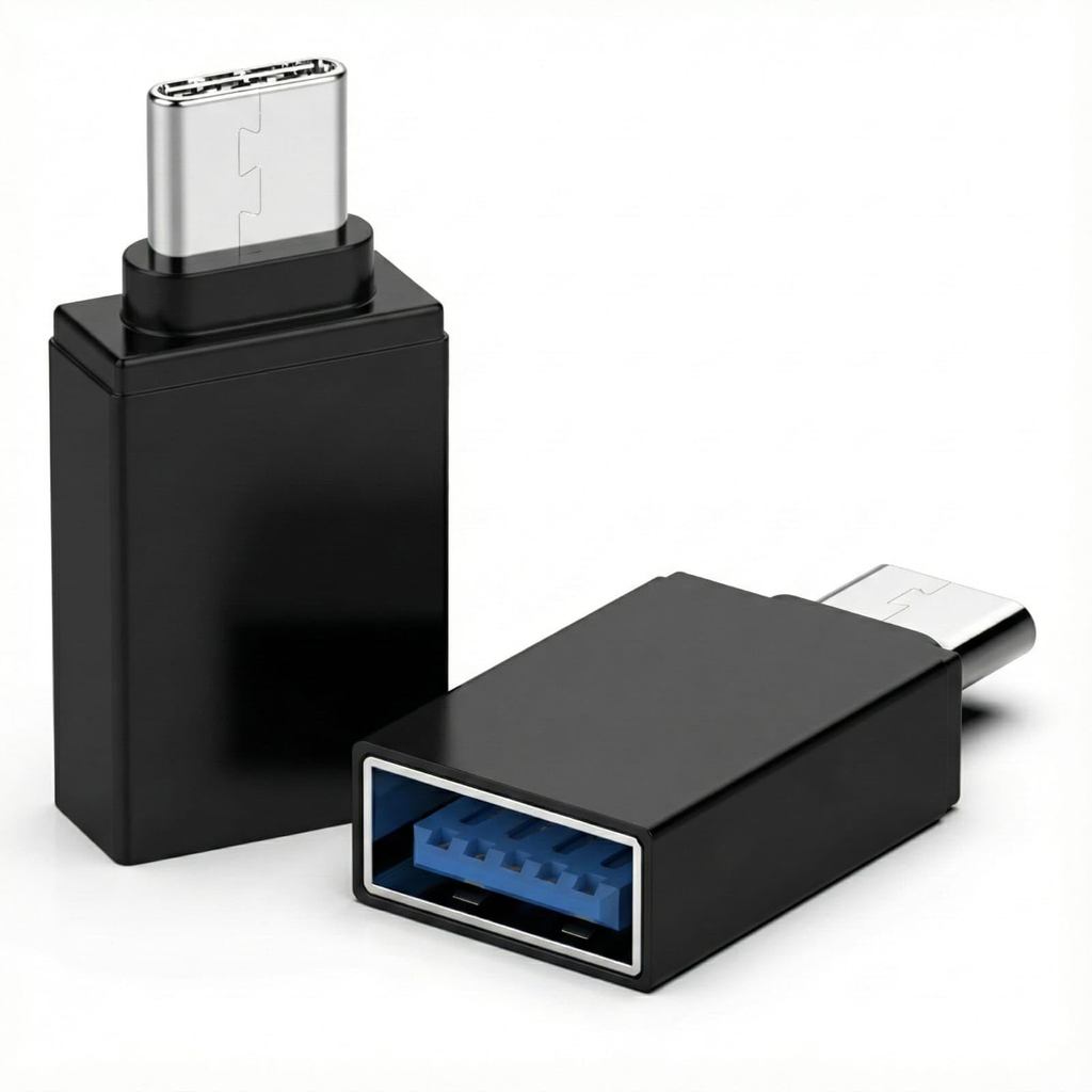 Adaptador OTG Tipo C USB para Pendrive Celular Android Notebook PC Gamer