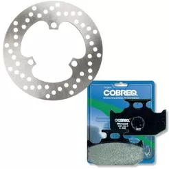 Disco de Freio Traseiro Crosser 150 Abs 2019-2026 / Lander 250 2016-2026 + Pastilhas Cobreq