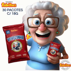 Pipoca Doce Vovozinha 18g Com 30 Pacotes-Irresistível
