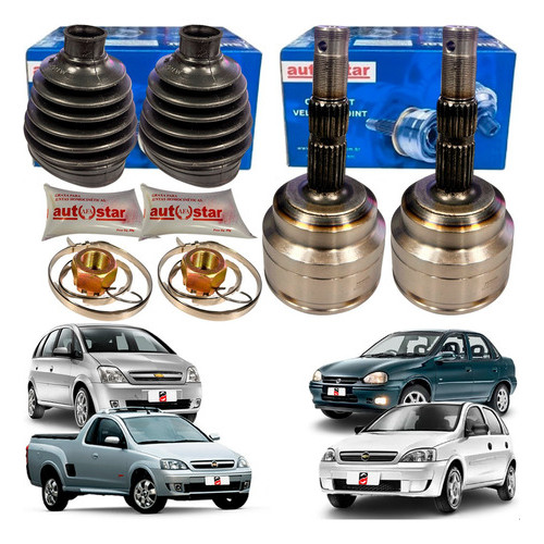 Par Homocinetica 23x22 Gm Corsa Meriva Montana 94 95/2012