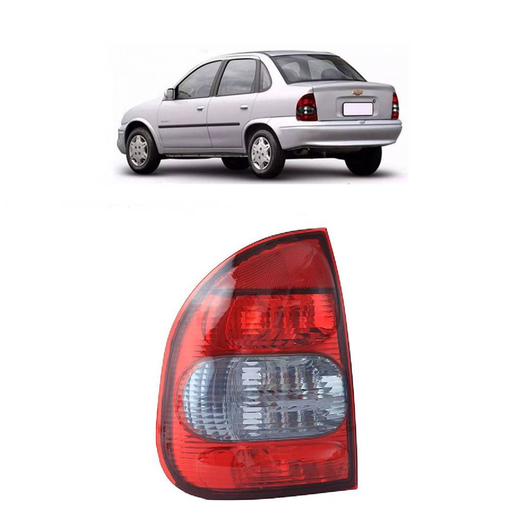 LANTERNA TRASEIRA CORSA SEDAN 2000 RE FUME ESQUERDO